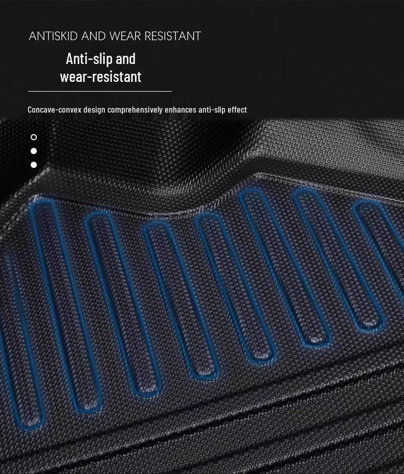 Eco-friendly Waterproof TPE Car Floor Mats for RHD Wuling Hongguang S/Baojun 530
