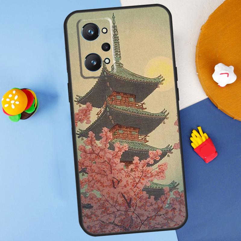 Japanese Wave Art For Realme GT7 Pro GT 6T 6 5 C67 C61 C55 C53 C51 C21Y C25S C75 10 11 12 13 14 Pro Plus Case