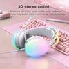 Gaming Headphone Adjustable Headband Headphone Over Ear Adjustable Headband for Travel Office Cellphone PC Accessories