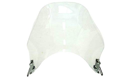 Universal Motorcycle Windshield Cowl [Transparent Clear] Visor Windscreen Cowl MINAKIKO