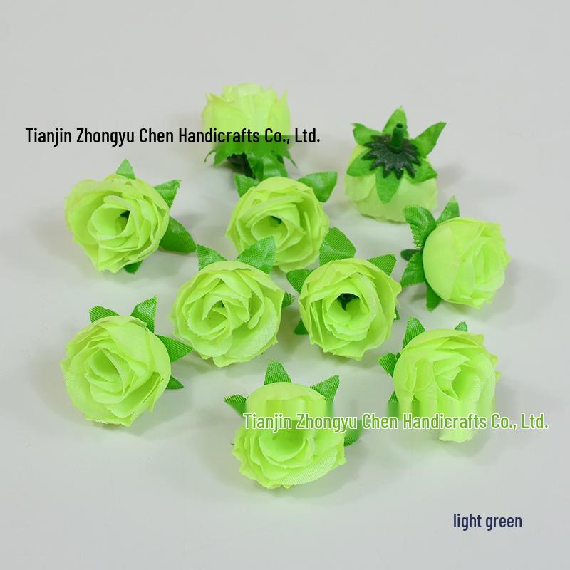 Silk Rose Bud Hairpin Flower Headwear DIY Wedding Decoration Accessory