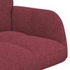 2 Seater Sofa Burgundy 115 x 61 x 87 cm Fabric