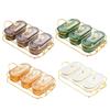 Dry Fruit Tray with Lid with Tray Wedding Nuts Plate Food Storage Container for Holiday Dining Room Kitchen Wedding Dried Fruit