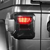 SHINEKA Car Rear Tail Light Lamp Taillight Decoration Cover for Jeep Wrangler JL 2018 2019 2020 2021 2022 2023 2024+ Accessories