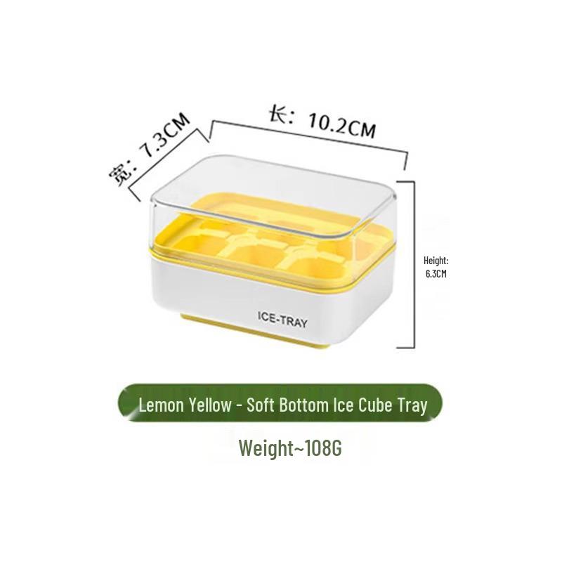 Household Silicone Ice Cube Tray - Soft, Mini Mold for Freezing and Storing Ice Cubes