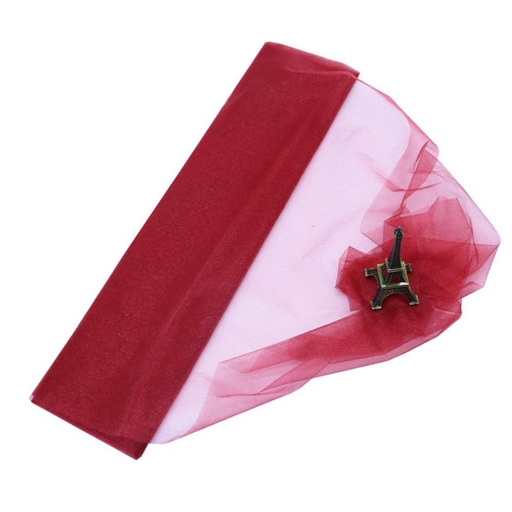 500*48cm Tulle Roll DIY Gauze Organza Fabric Garden Party Stairs Chair Back Decoration