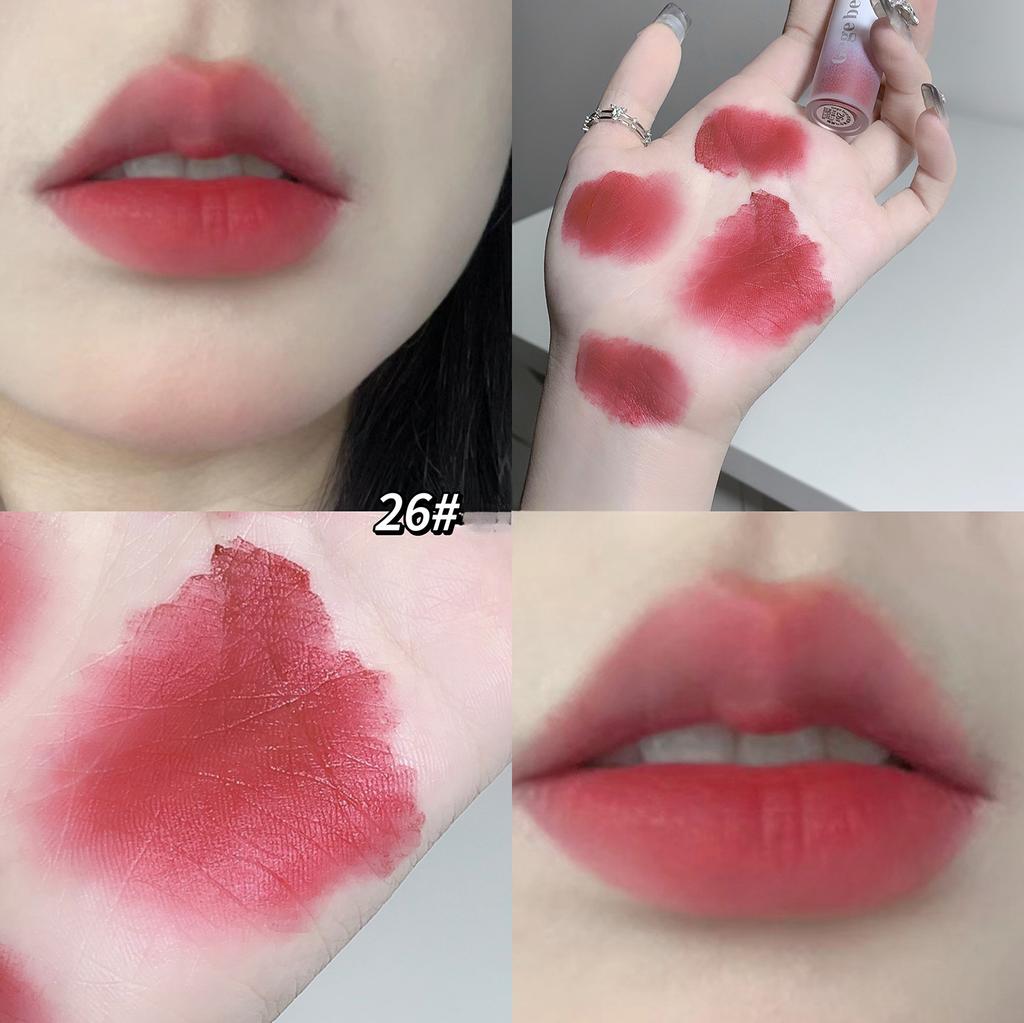 Velvet air lip glaze matte matte moisturizing non-stick cup whitening lip gloss lipstick
