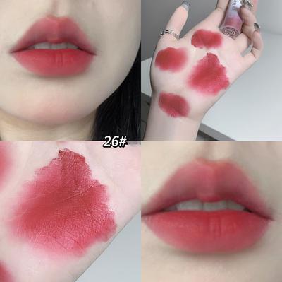 Velvet Air Lip Glaze Matt Matt Feuchtigkeitsspendender Antihaft-Becher Aufhellender Lipgloss Lippenstift