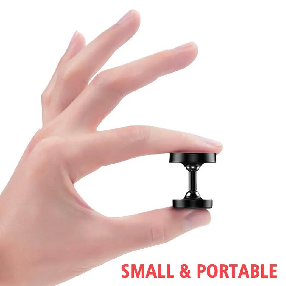 New Hight Car Phone Holder  39mm 360 Degree Magnetic Phone Car Holder Universal Magnet Mobile Phone Mount Car Mobile Holder