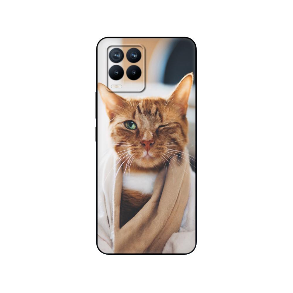 Pre puzdro Realme 8 6,4 palca Zadný kryt Pre puzdro na telefón Realme 8 Pro OPPO Realme8 4G RMX3085 Nárazník Mäkký silikónový 8pro čierne tpu puzdro