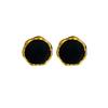 Silver Needle Flocked Round Square Stud Earrings: Elegant and Versatile High-End Jewelry
