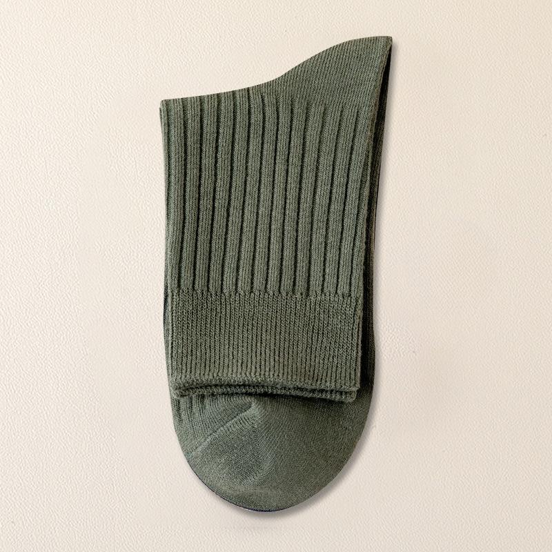 Male Autumn and Winter Thickened Commercial Cotton Sweat Absorbing Deodorizing 7A Anti Bacterial Sports Socks