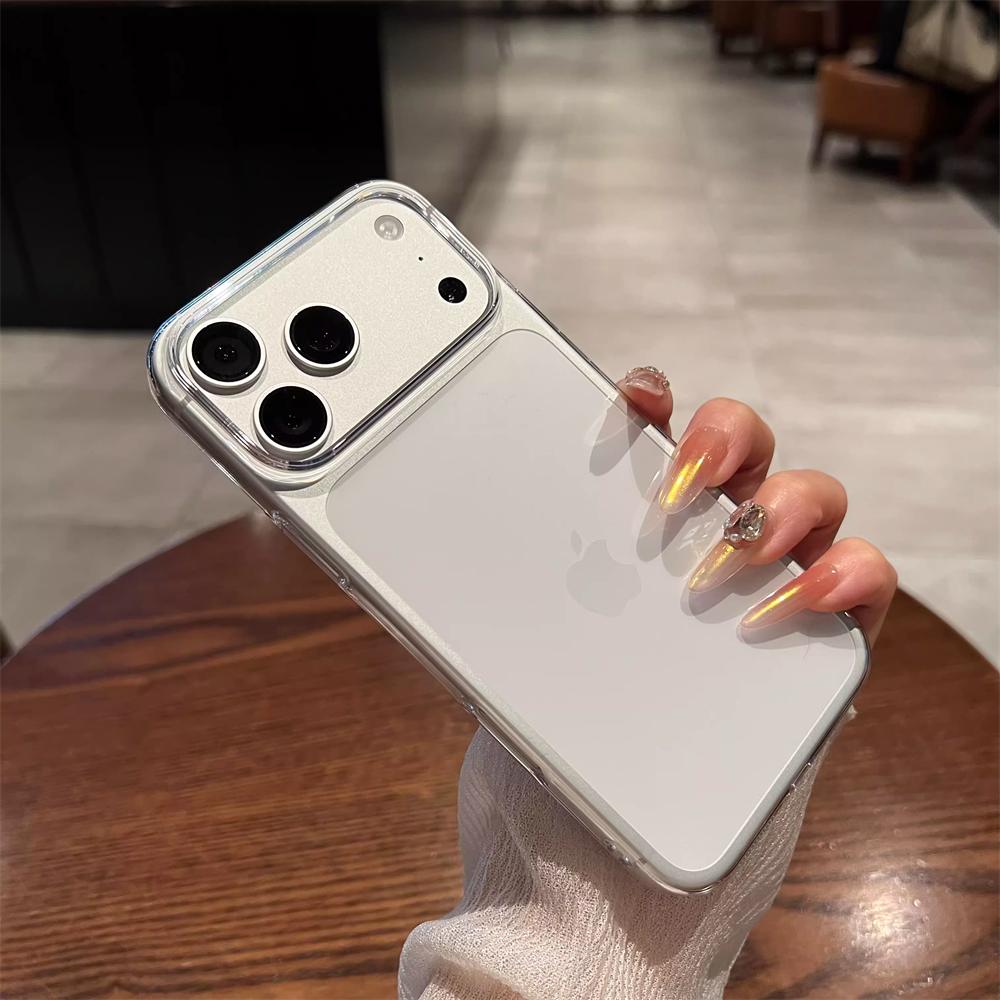 Ultra Thin Transparent HD Hard PC Case For iPhone 18 17 Pro Max Air 16 15 14 13 12 Plus Slim Simple Clear Matte Frosted Cover