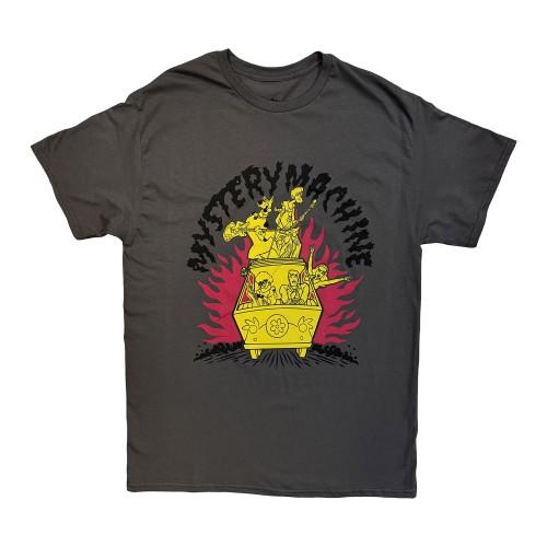 Scooby Doo Unisex Adult Mystery Machine Flames T-Shirt