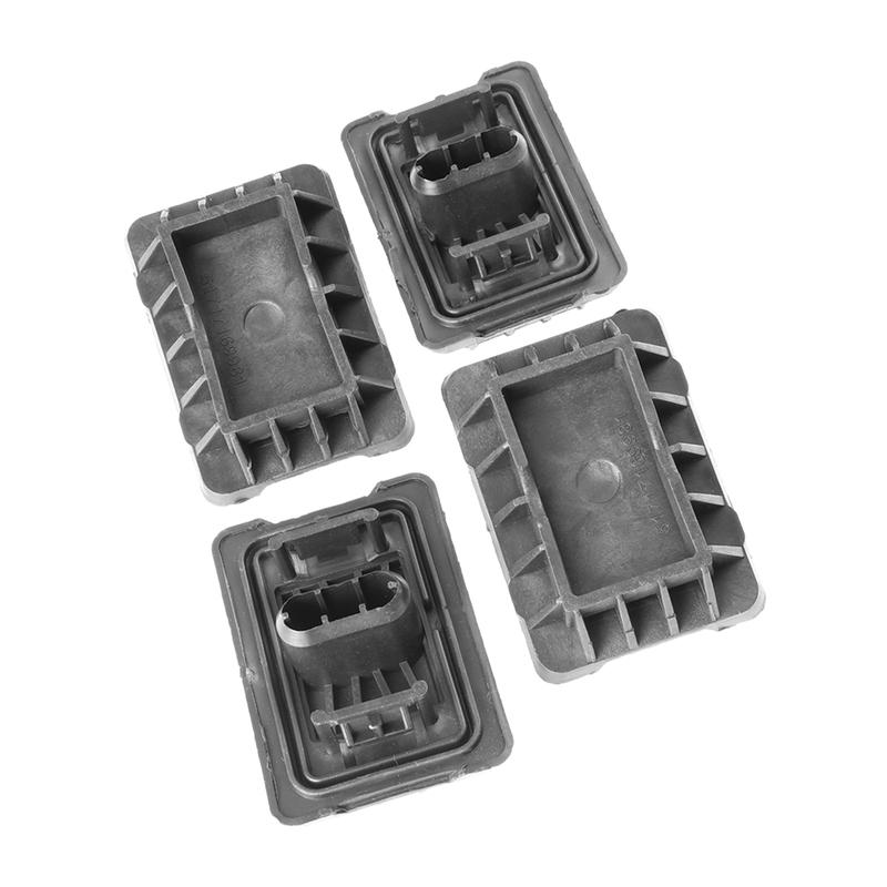 4pcs Black Car Jack Pad Under Support Pads 51717169981 for BMW 1 3 4 6 Series Rubber Auto Jack Point Support Plug Lift 2007-2016