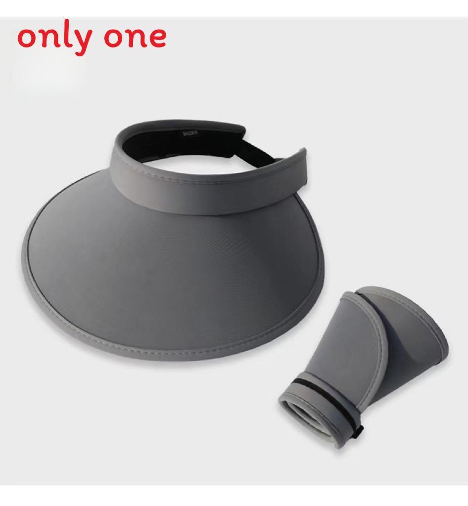 Summer Uv Sun Hat With Oversized Brim Ice Silk Material For Casual And Fashion Use