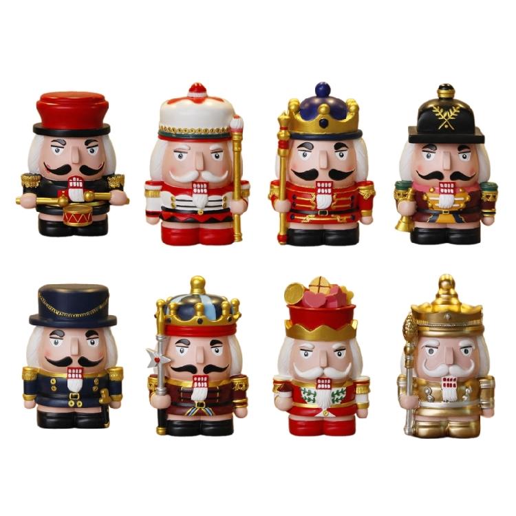 Resins Nutcrackers Treasure Festives Holiday Decoration with Twist for Financial Literacy In Kids
