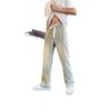 Premium jeans men's trendy straight-leg pants ruffian handsome loose wide-leg men's pants new trendy brand casual pants