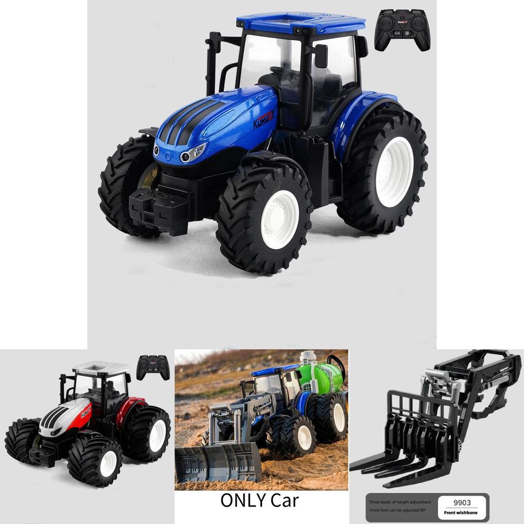 Remote Control Alloy Tractor Sliding Toy For 4-6 Years Old Boys