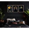3 Pcs Vintage Witches Wall Art Witch in The Fores Halloween Painting Picture Wall Decor Gothic Dark Academia Poster Print Artwork for Gallery Party