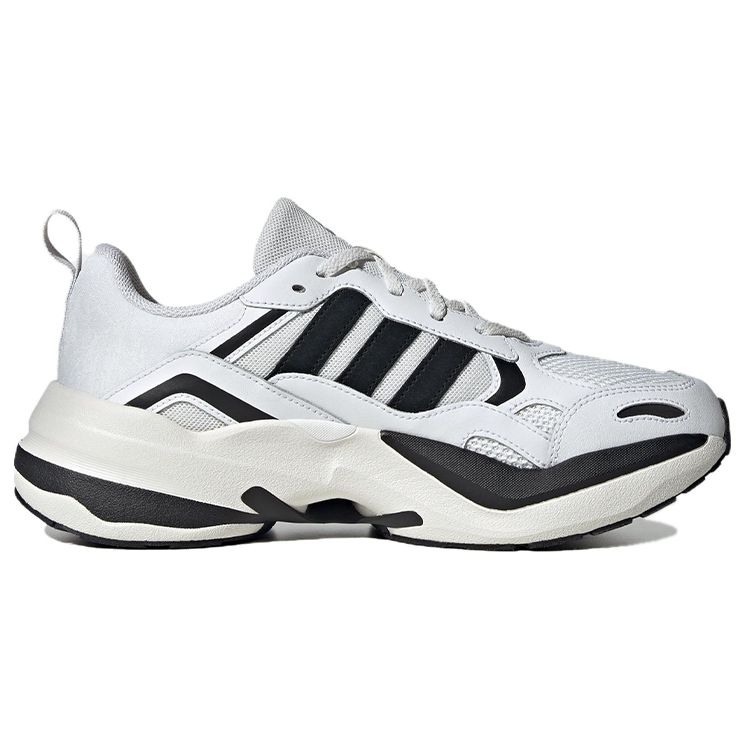 Adidas Maxxcetus Klasická látka Protiskluzové středně vysoké ležérní běžecké boty Unisex tenisky Bílé Černé ID0644