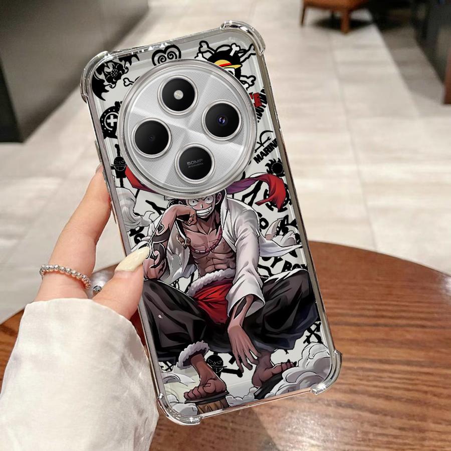 Anime Ones Pieces Clear Cover Phone Case for Xiaomi Redmi K80 Pro 13C A5 K80 5G A3X A3 14C