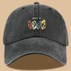 1pc Vintage 1986 Graphic Baseball Cap Retro Trucker Hat with Distressed Print Appropriate for Any Season