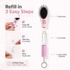 Hair Care Spray Massage Comb Multi-Function Hair Brush with Keychain Misting Hair Brush  Outdoor