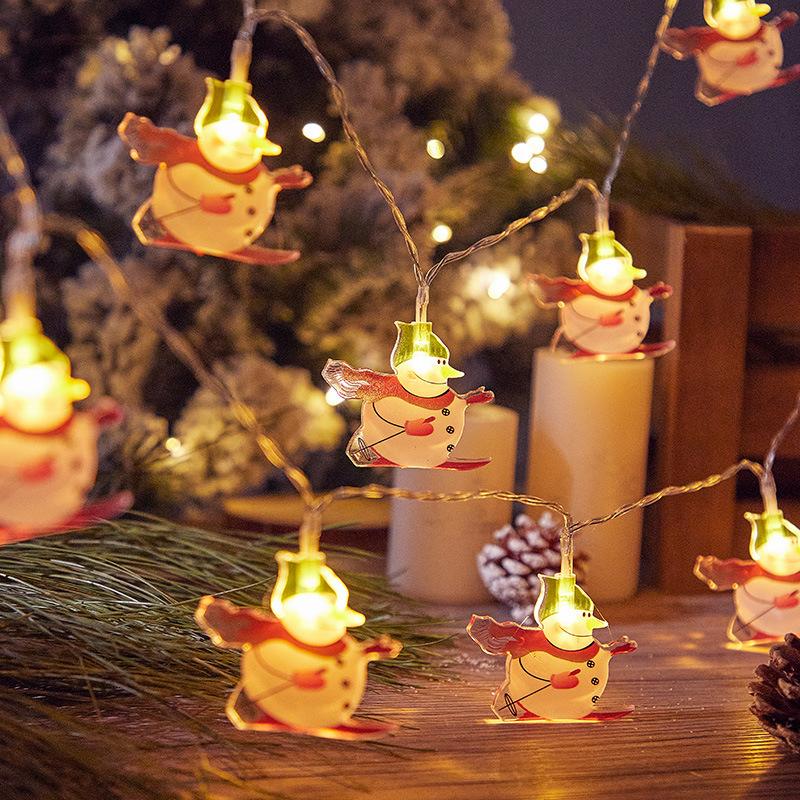 Christmas Tree LED String Light 1.5M 10LED Xmas Hanging Lamp Fairy Light Garland Home Decoration Ornament 2025 New Year Gifts