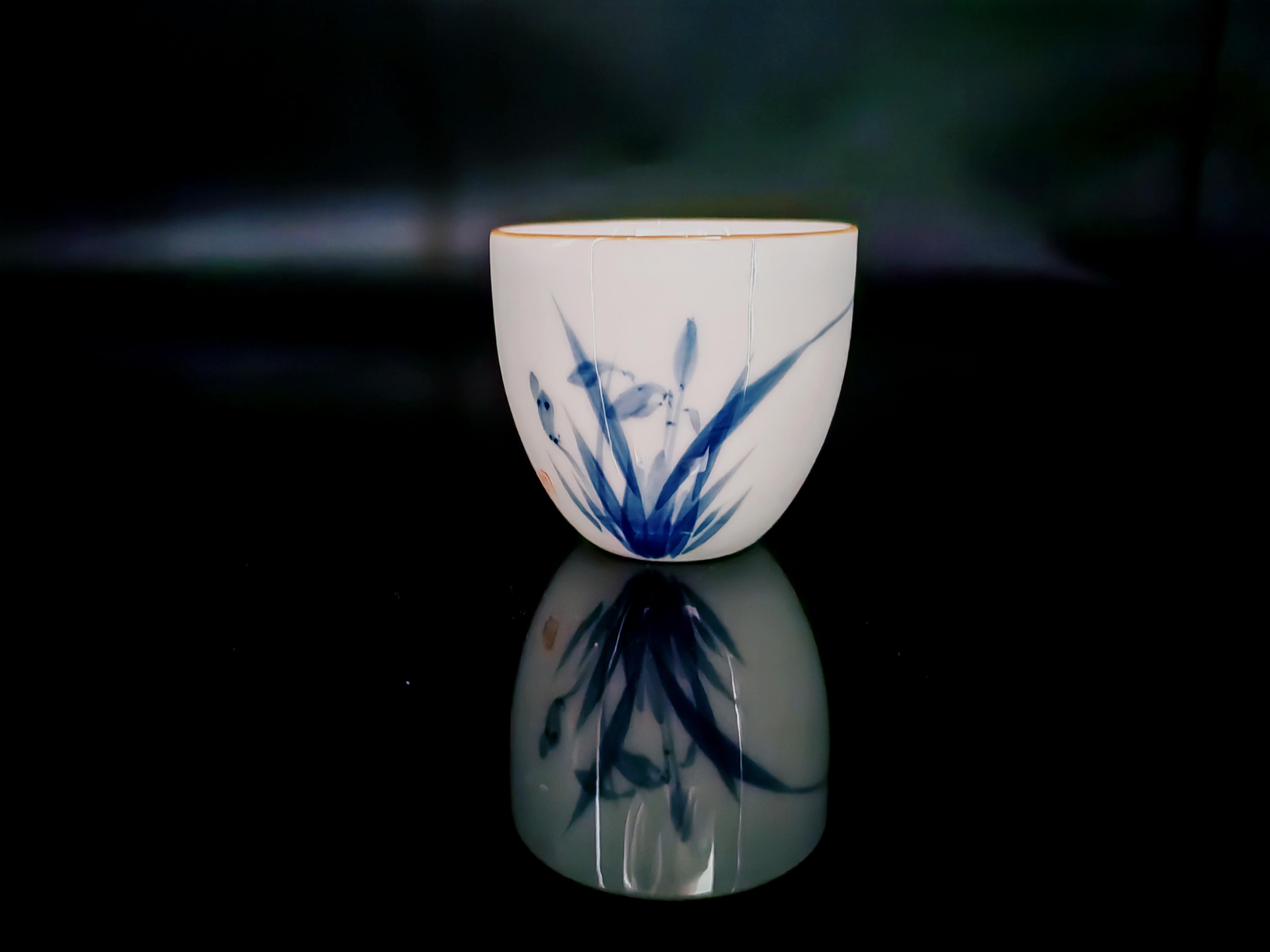 

Chinese Porcelain Unusual Ceramic Cup Jingdezhen Teeware Teware Accessories Hand Made Aesthetic For Tieguanyin Puer Oolong Tea орхідейний