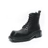 European & American Plus Size Men's Autumn High-Top Martin Boots – British Style Retro Motorcycle Leather Boots with Height Increase