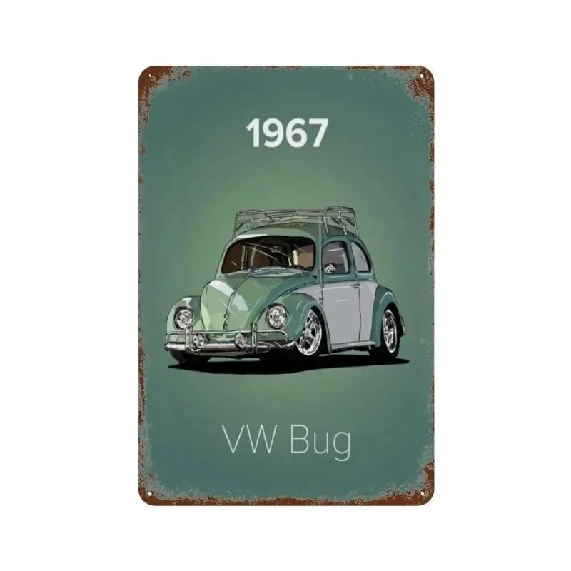 Metal Tin Poster 80s GTI Sports Classic Car Retro Metal Tin Sign Plaque Poster for Bar Club Wall Home Vintage Wall Plate Pendant