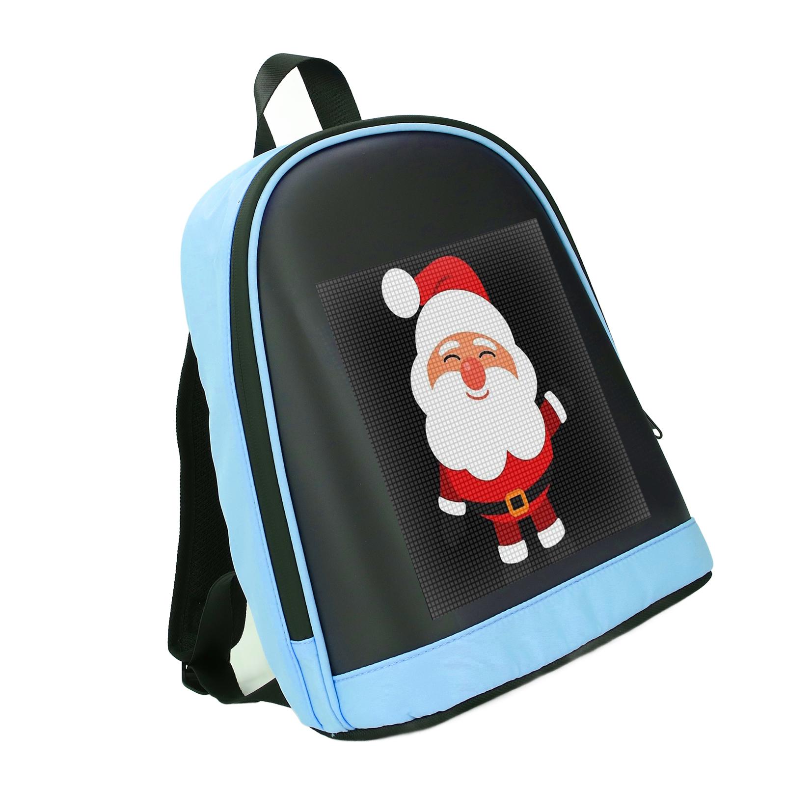 

Светодиодный рюкзак 64x64 пикселей программируемый полноцветный дисплей экран портативный для мотоцикла