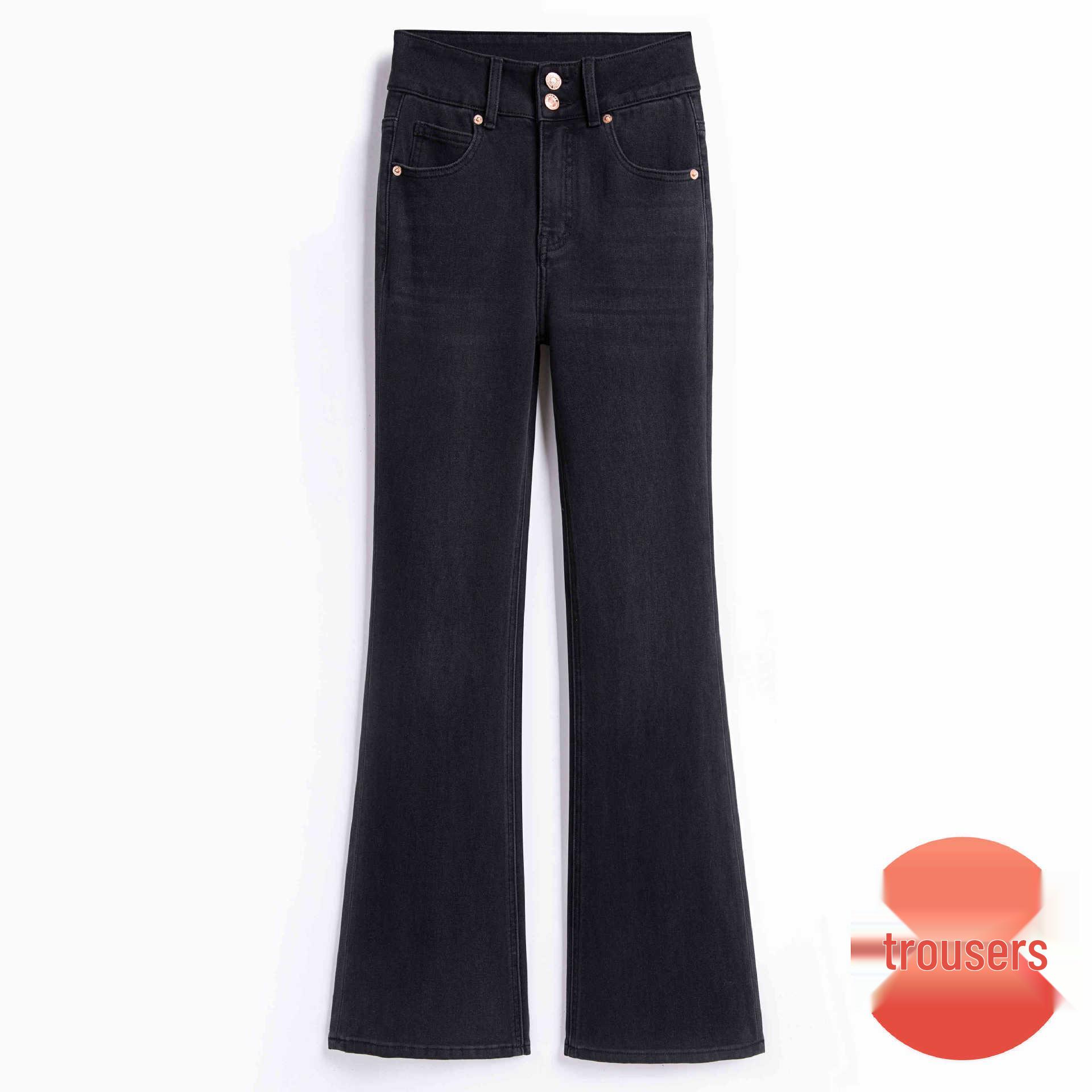 Women s High Waist Slimming Micro Flare Jeans with Four-Way Stretch, Spring Bell Bottom Pants, 2026 Style. 28