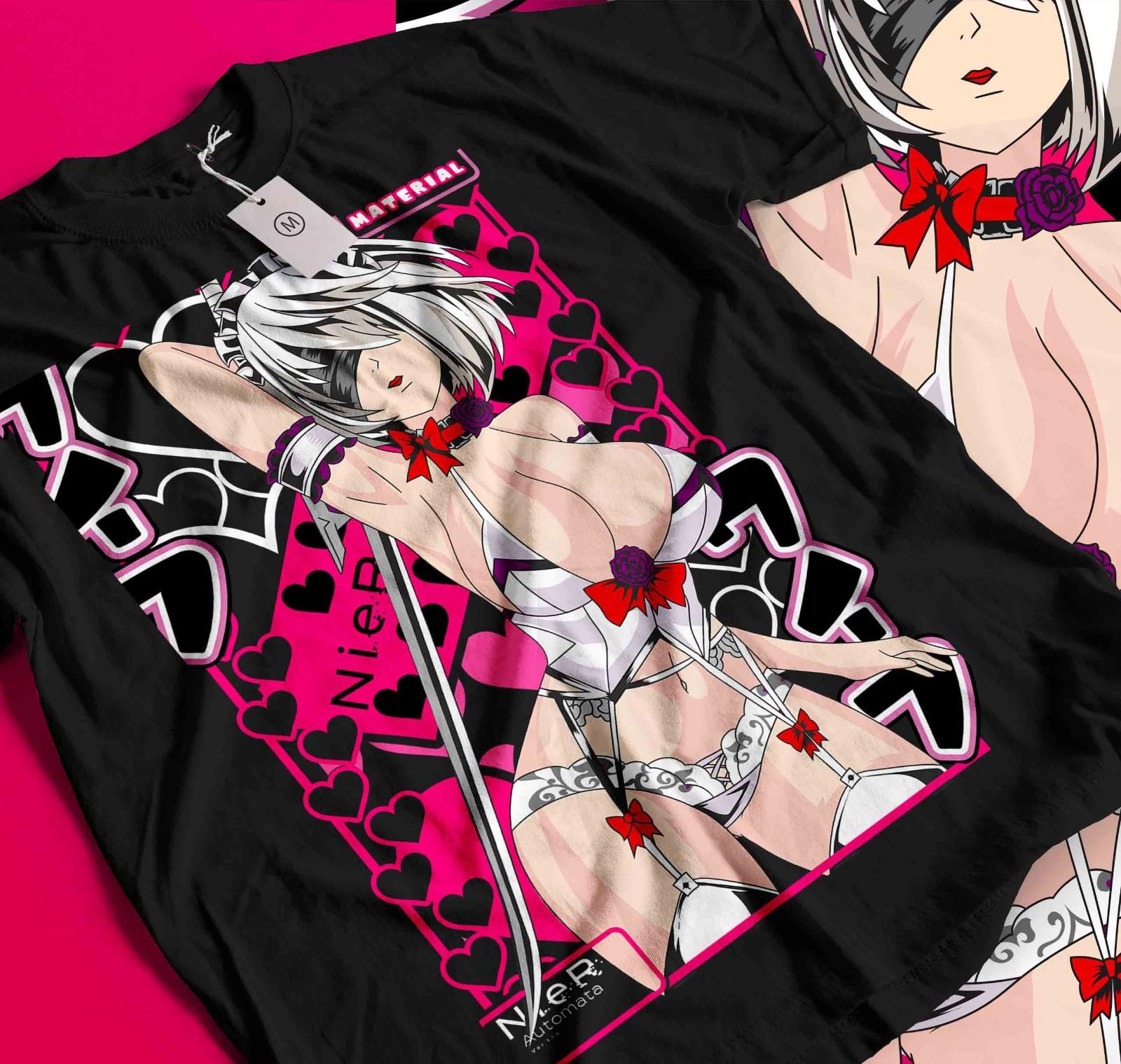 

Nier Automata T-Shirt Mens Womens Tees Top YoRHa 2A Anime Waifu Girl,Cyber Punk T-Shirt Mens Womens Tees Top All Size 555 S