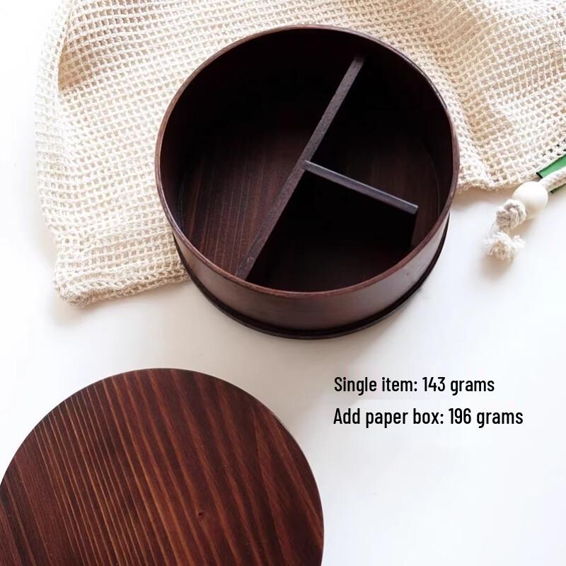 Kids Round Wooden Lunch Box