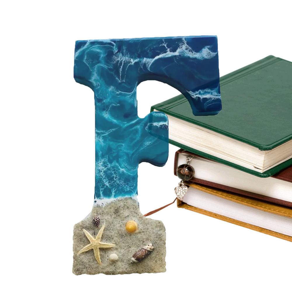 

Standing Beach Resin Letters Blue Letter Wall Decor Beach House Decor Blue Letter Wall Decor Oceans Letter Ornaments Beach Theme