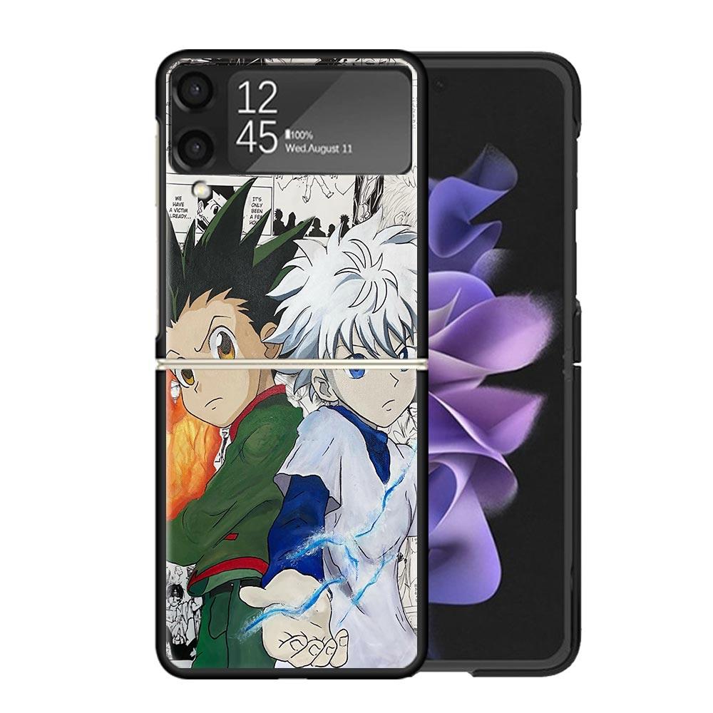 Hunter X Anime Clear Phone Case For Samsung Z Flip 7 6 5 4 3 Galaxy ZFlip7 ZFlip6 ZFlip5 ZFlip4 ZFlip3 5G Print Cover Z Flip 7 6