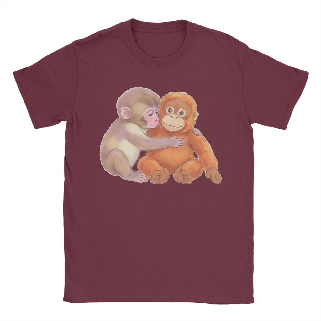 Punch Monkey Abandoned Baby Monkey for Unisex Women T Shirt Creative Tee Shirt Short Sleeve TShirts Cotton XL XL XL Tops