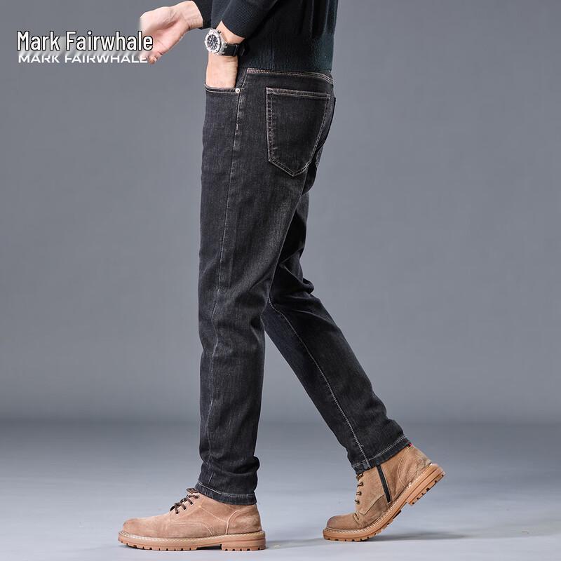 Mark Fairwhale Men's Versatile Stretch Straight Jeans