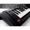 KORG RK-100S 2BK Translucent Black Battery-Powered Keytar Synthesizer Stage Keyboard
