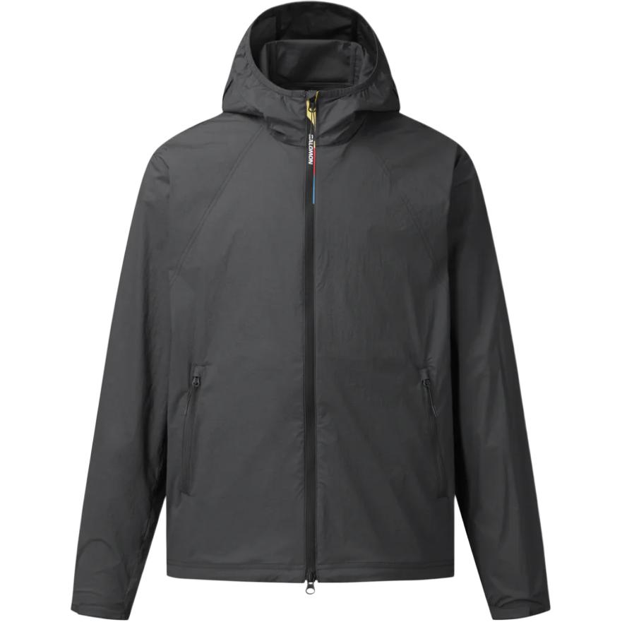Salomon Solid Color Zip-Up Hooded Jacket Unisex jackets LC3070600 2XL