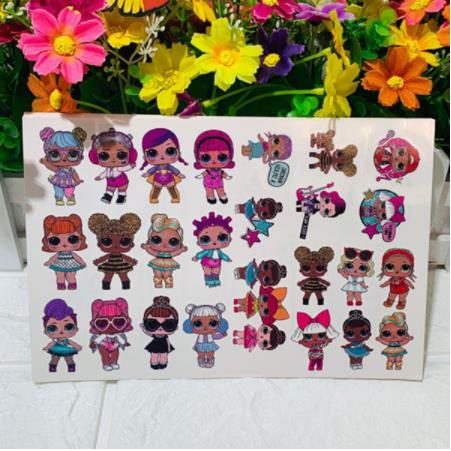 Surprise Doll Birthday Theme Decorations Backdrop Baby Shower Suppl Lol Party Cake Topper Balloon Paper Banner Plates Cups for Round Sensory Durable