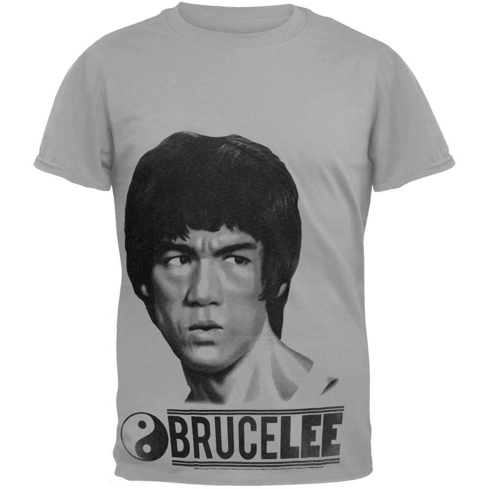 VTG Bruce Lee Big Face T-shirt - Yin Yang Zion Rootswear XL XL