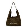 New trend niche versatile lazy style canvas bag large capacity commuter leisure student shoulder tote bag