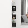 Burnt Wood 5-Tier Wall Mounted Decorative Shelf