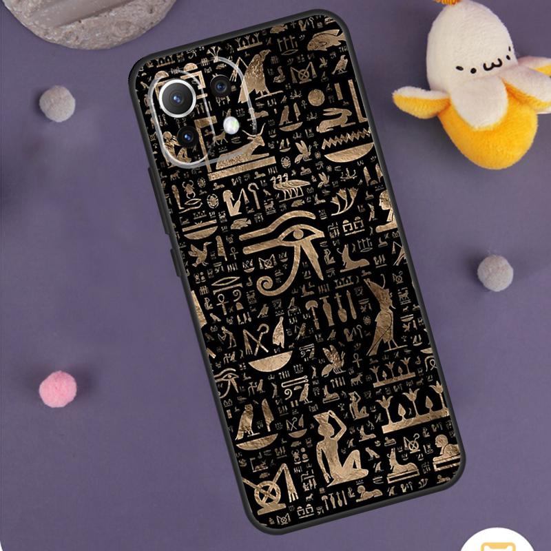 Sacred Eye of Horus Egypt Fresco Case For Xiaomi 15 14 Ultra 13T 14T 15T 17 Pro Max POCO F8 Ultra X5 X6 X7 F5 F6 F7 Pro Cover