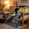 Count Duckula Throw High-Density Short Plush Blanket Soft For Sofa Air-Con Room.