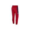 Nike NBA Brooklyn Nets Color Block Logo Fleece Lace-Up Sports Pants Men Bottoms Red DC0897-657
