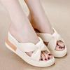 High-top Flip-flops for Women - Anti-slip Soft Leather Sole - Versatile Shoes